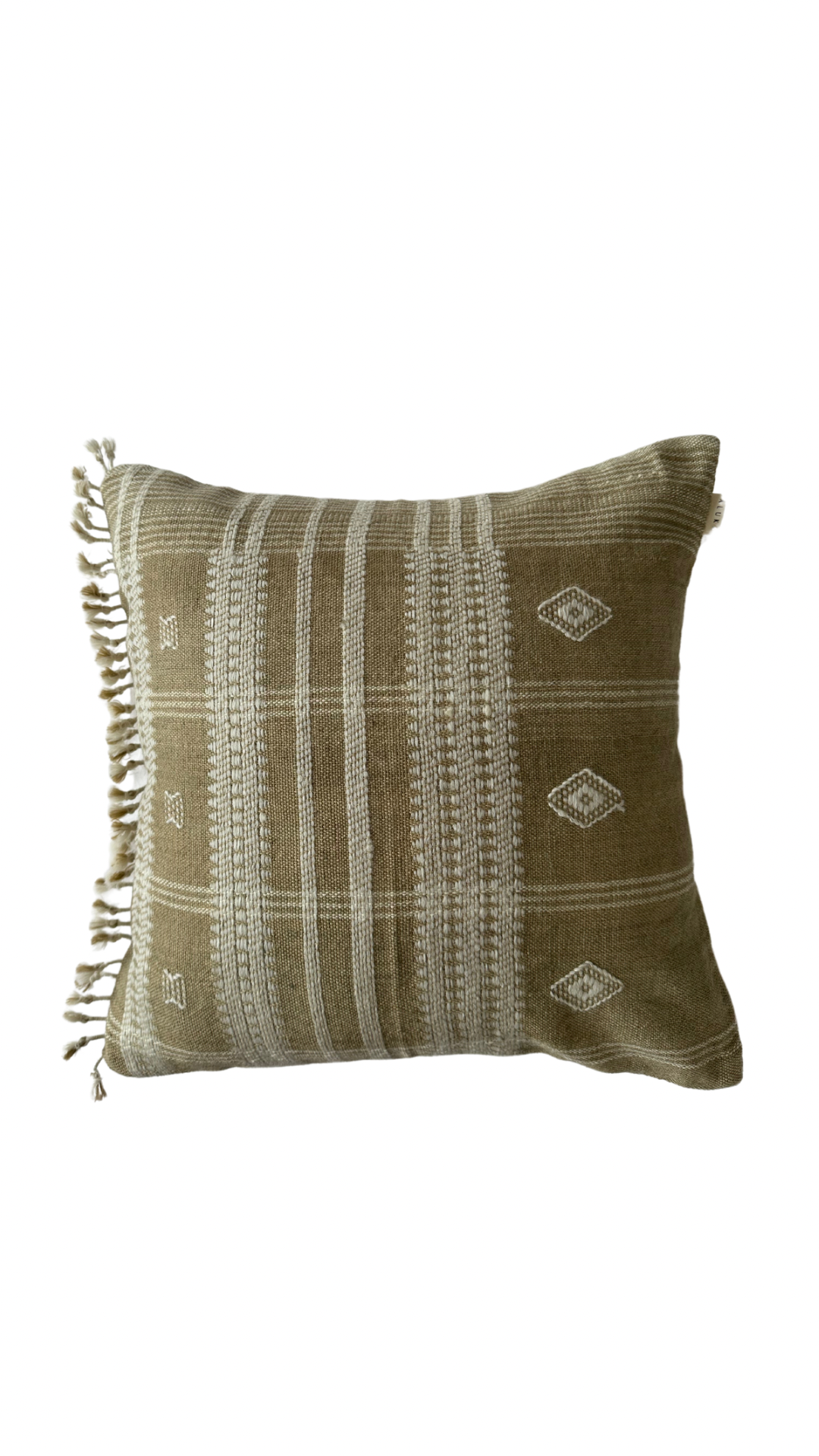 SAND - TASSELED CUSHION COVER