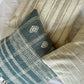 TEAL - TASSELED CUSHION COVER